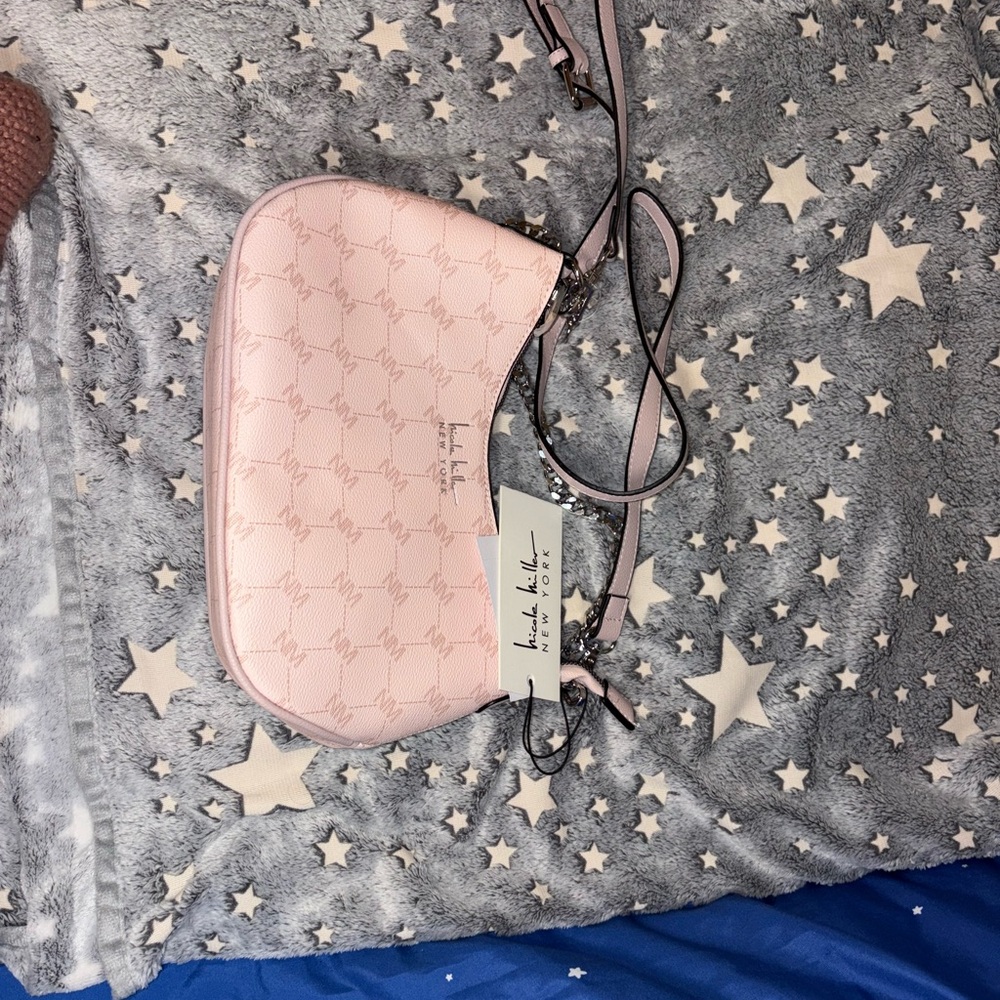 Nicole Miller Pink Crossbody Bag